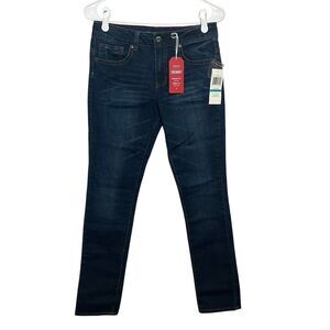 Guess Daredevil Skinny Leg Jeans Regular Rise Denim Blue Youth Girls 16 NEW